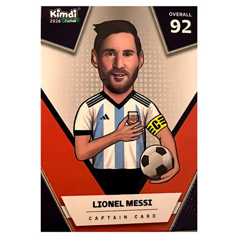 اسباب بازی زینتی کیمدی مدل مسی 2026 Captain همراه گیفت کارت