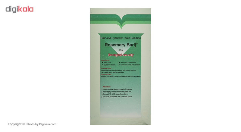 محلول تقویت مو باریج اسانس مدل Rosemary حجم 30 میلی لیتر