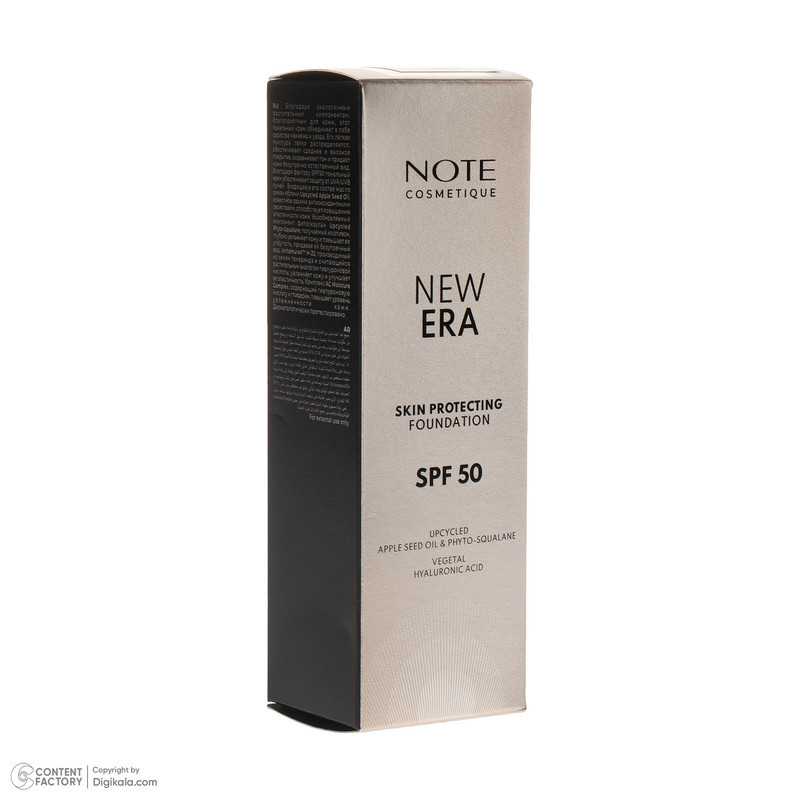 کرم پودر مایع SPF 50 نوت مدل NEW ERA شماره 130 مناسب برای انواع پوست حجم 30 میلی‌لیتر