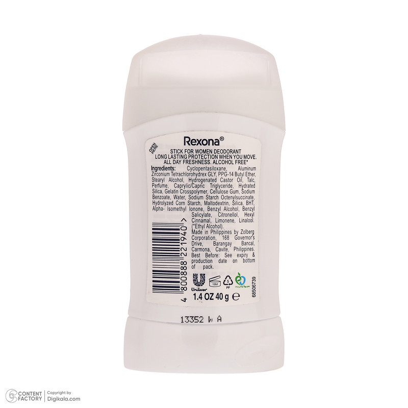استیک ضد تعریق زنانه رکسونا مدل Shower Fresh با رایحه خنک وزن 40 گرم