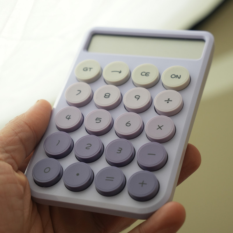ماشین حساب رومیزی مدل پاستلی کد OS-9166