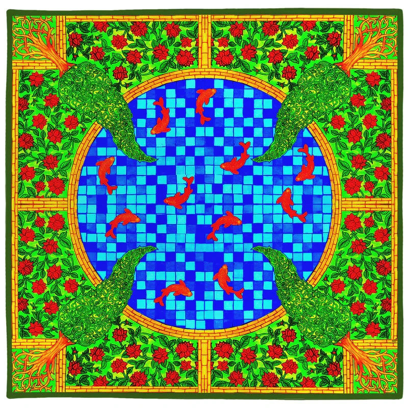 رومیزی مدل حوض ماهی کد 9270