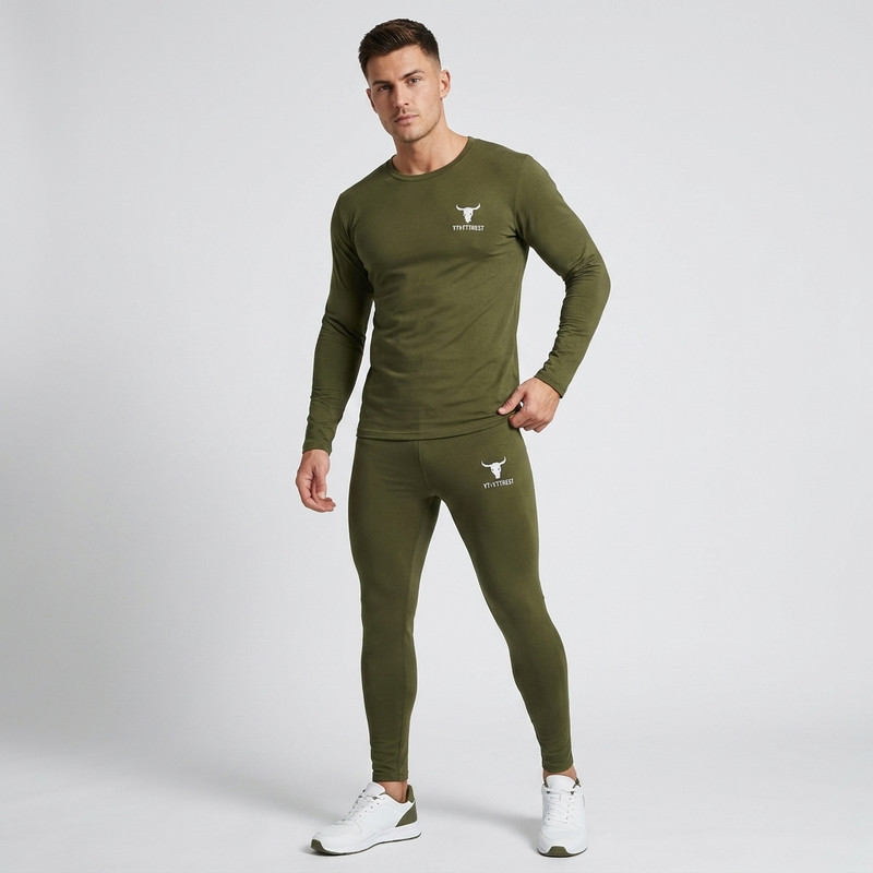 ست گرمکن و شلوار مردانه پکینیو مدل Base layer