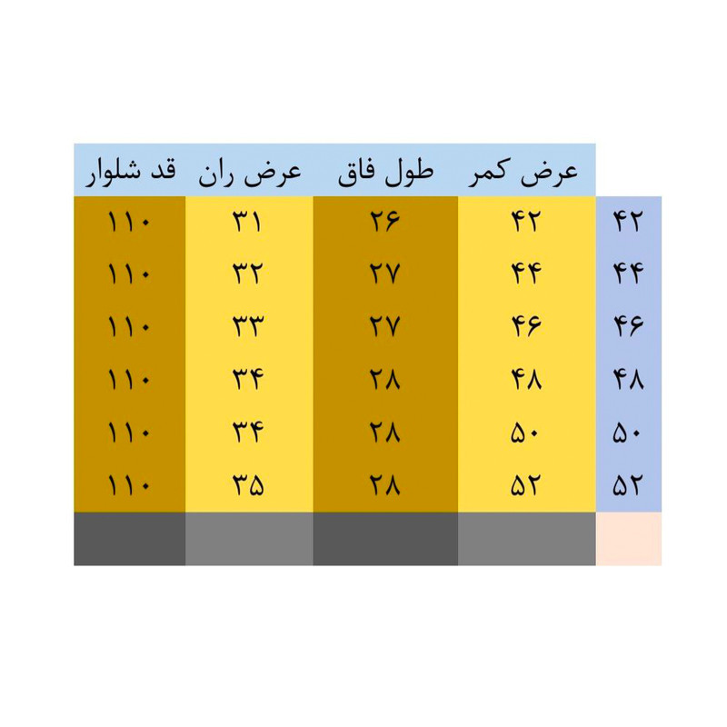 شلوار پارچه‌ای راسته مردانه مدل Yf1217