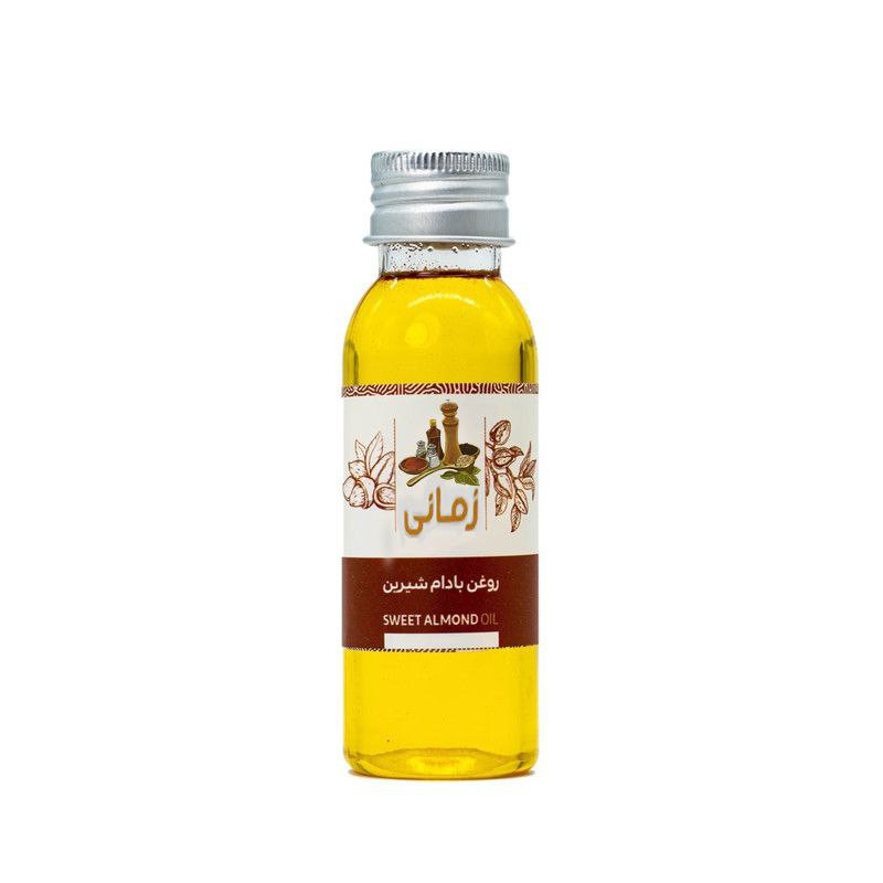روغن بادام شیرین  زمانی مدل پرس سرد حجم 550 میلی لیتر
