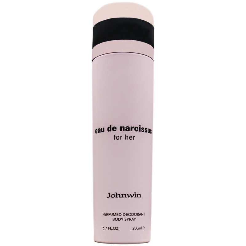 اسپری خوشبو کننده بدن زنانه جانوین مدل eau de narcissus حجم 200 میلی لیتر