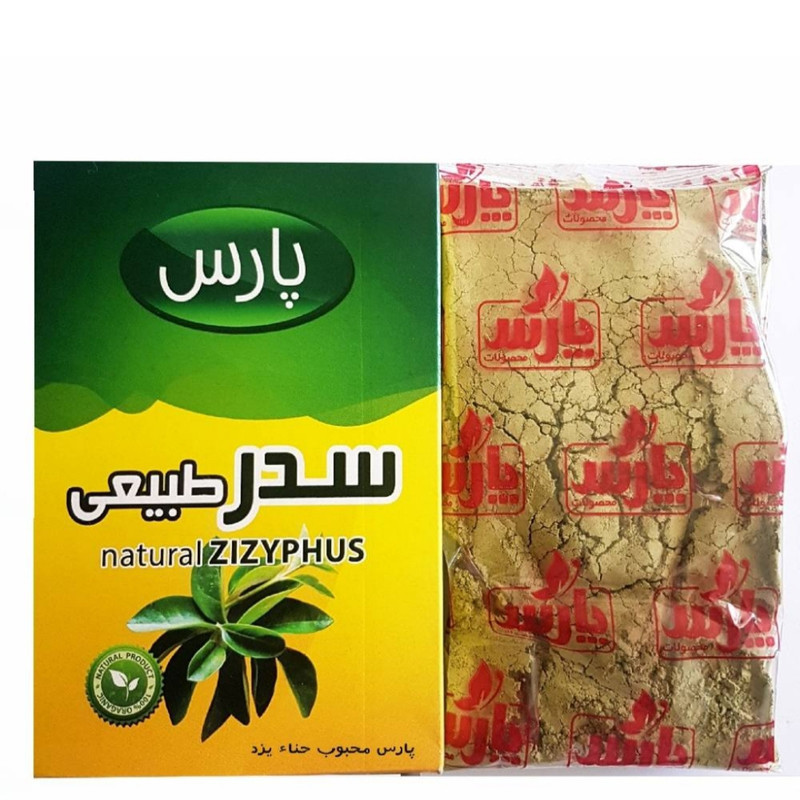 پودر تقویت کننده مو پارس محبوب حناء یزد مدل سدر طبیعی وزن 100 گرم بسته 4 عددی