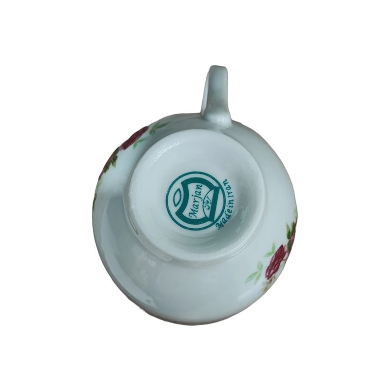 سرويس چای خوری 17 پارچه مرجان مدل گل سرخی  کد 7200510391