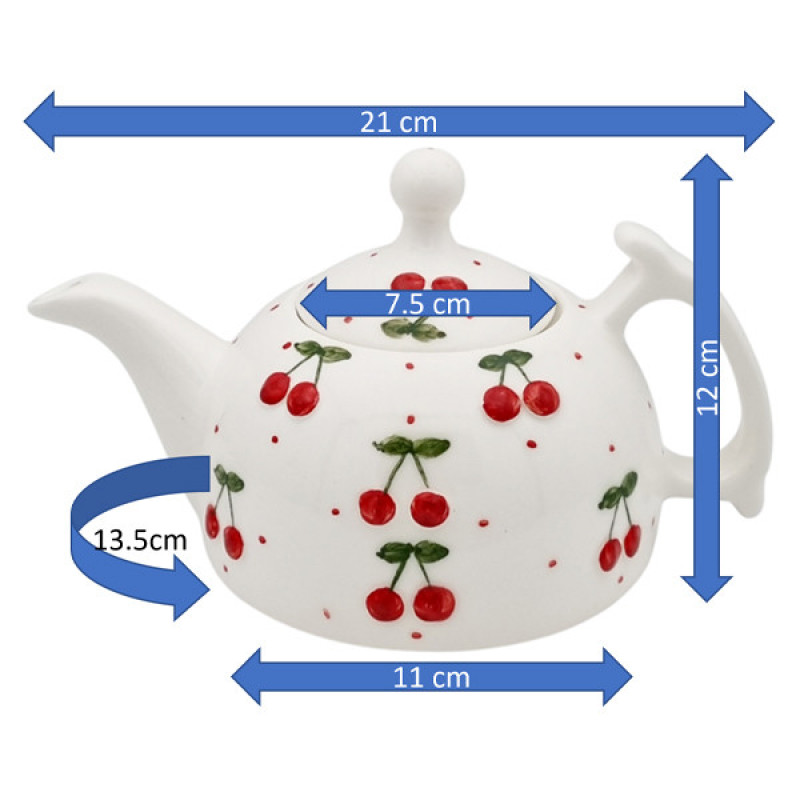 سرویس چای خوری 9 پارچه 2 نفره مدل شقایق کد 2415P9xalb
