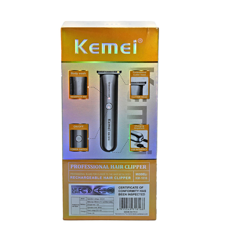ماشین اصلاح موی سر و صورت شارژی کیمی مدل KM-1816