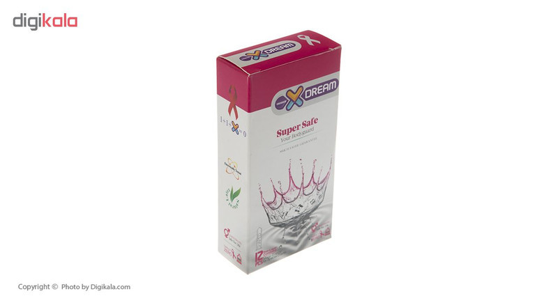 کاندوم ایکس دریم مدل Super Safe بسته 12 عددی