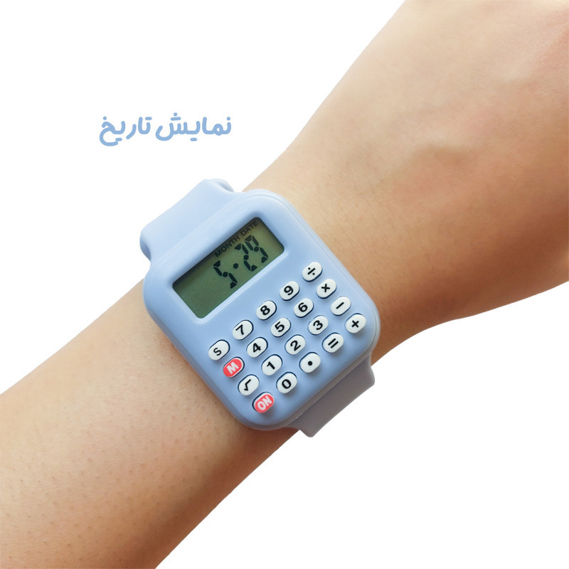 ماشین حساب مدل فانتزی طرح ساعت مچی