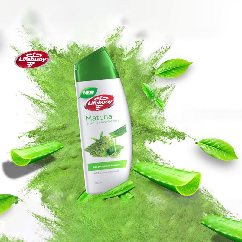 شامپو بدن لایف بوی مدل Matcha حجم 300 میلی لیتر