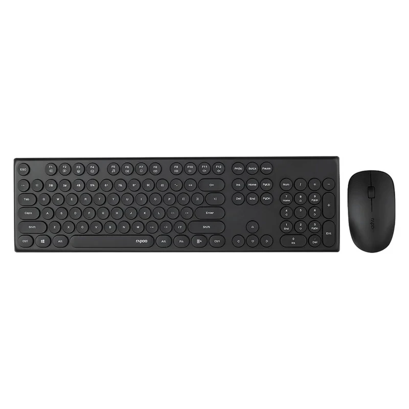 کیبورد و موس بی سیم رپو مدل X260، سوییچ ممبران، Full-Size