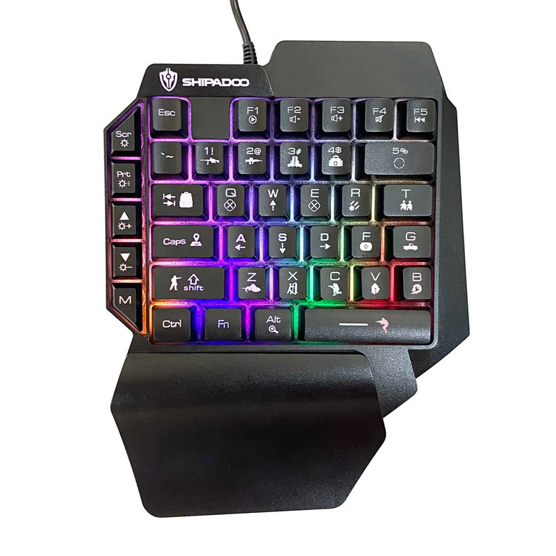 کیبورد مخصوص بازی شیپادو مدل RGB F6