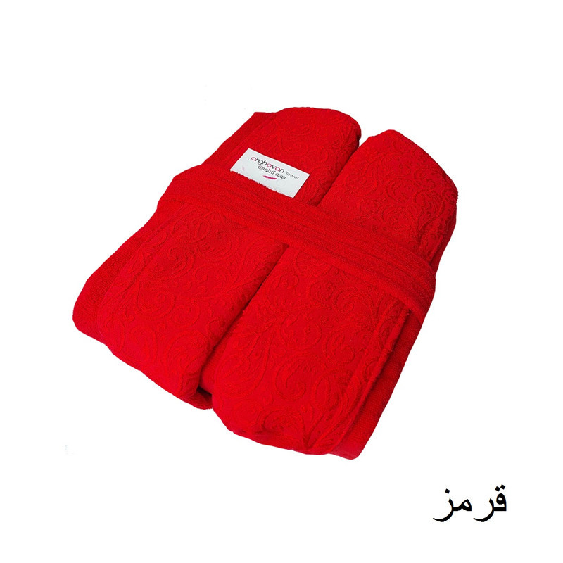 حوله پالتویی ارغوان طرح راشل سایز 125