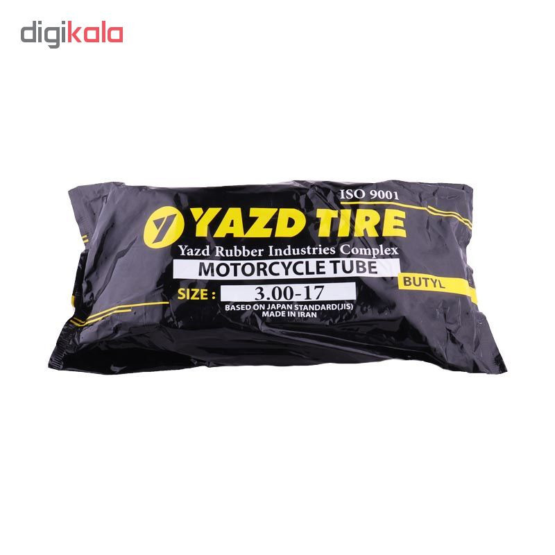 تیوب موتور سیکلت یزد تایر مدل TM01 سایز 17-300