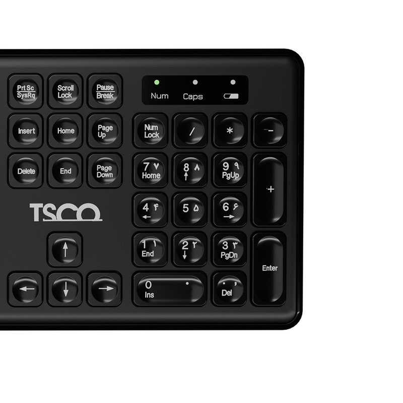 کیبورد بی سیم تسکو مدل TK 7005W