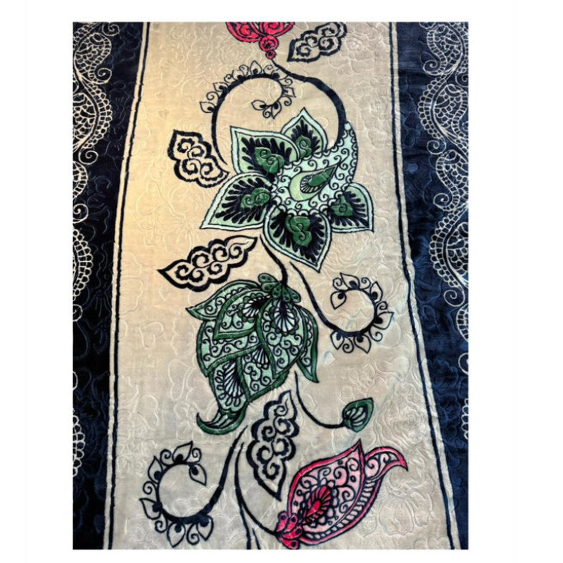 پتو 1 نفر گلبافت مدل طرح برجسته سایز 220x160 سانتی‌متر