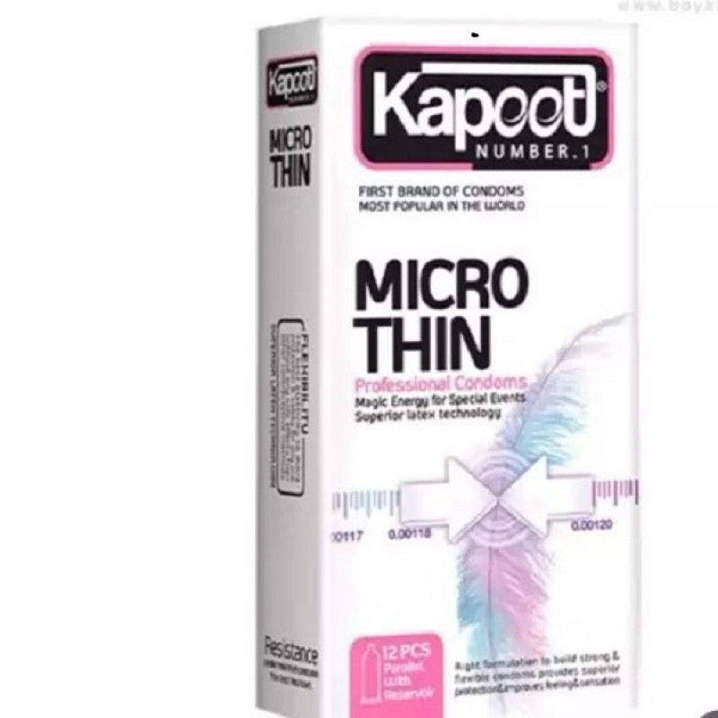 کاندوم خاردار کاپوت مدل Big Dot بسته 10 عددی به همراه کاندوم روان کننده کاپوت مدل MicroThin بسته 12 عددی