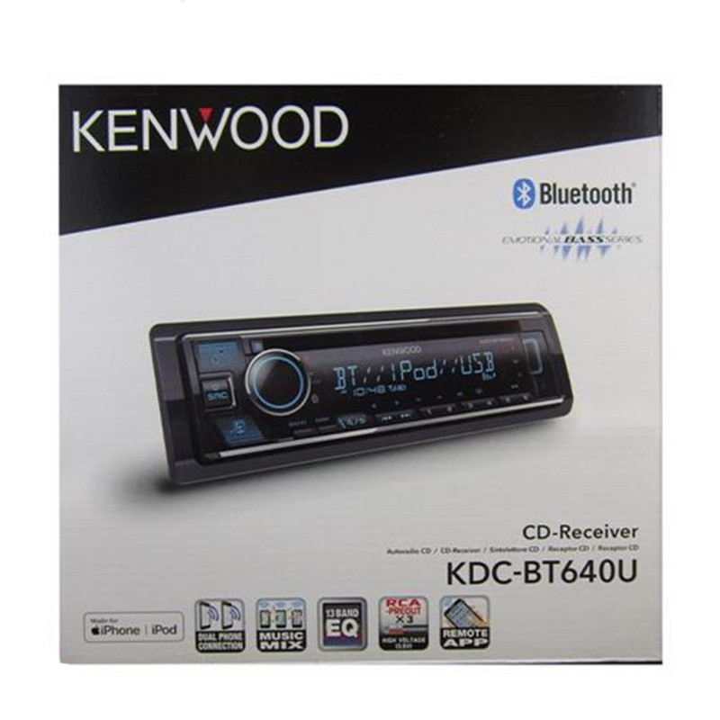 پخش کننده خودرو کنوود مدل KDC-BT640U