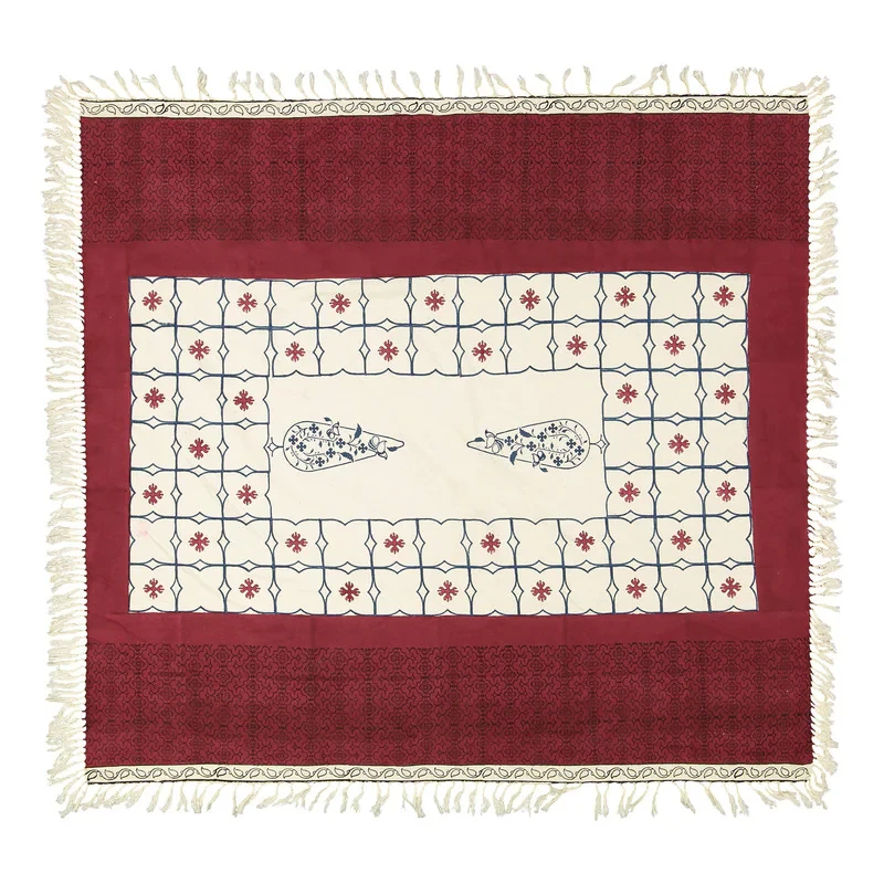 رومیزی بومی مدل 06 سایز 100x95 سانتی‌متر