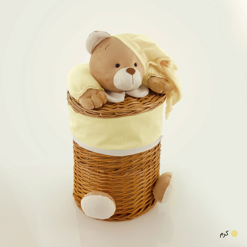 سبد رخت چرک مدل خرس نانان کد SLN-S-S