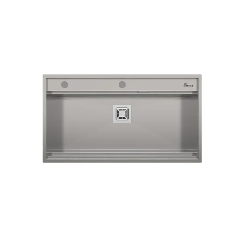 سینک ظرفشویی استیل توکار یک لگنه بیمکث مدل V2-4702