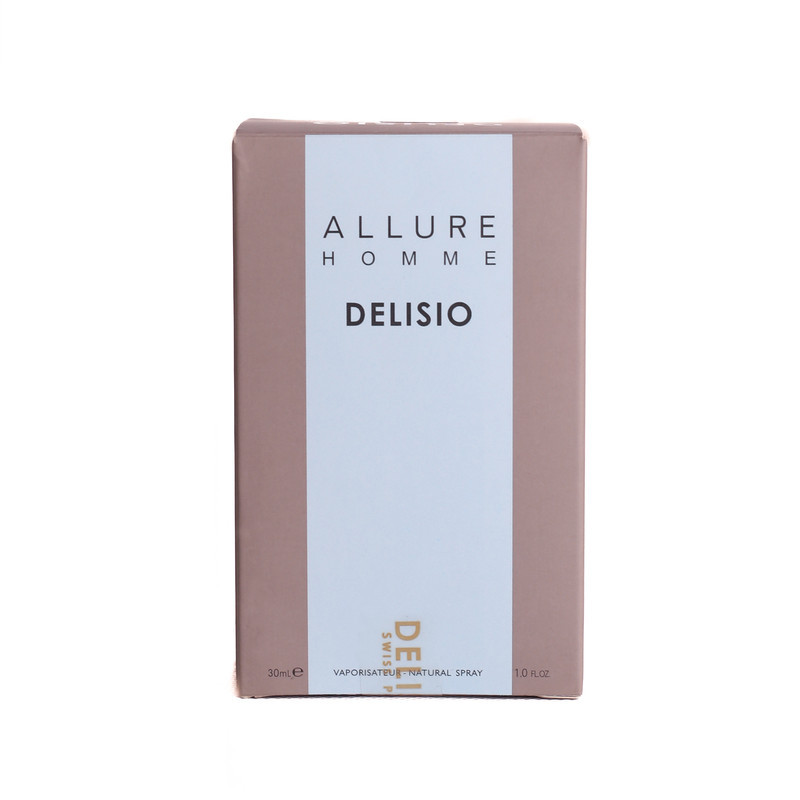 ادو پرفیوم مردانه دلیسیو مدل Allure Homme با رایحه خنک حجم 30 میلی لیتر