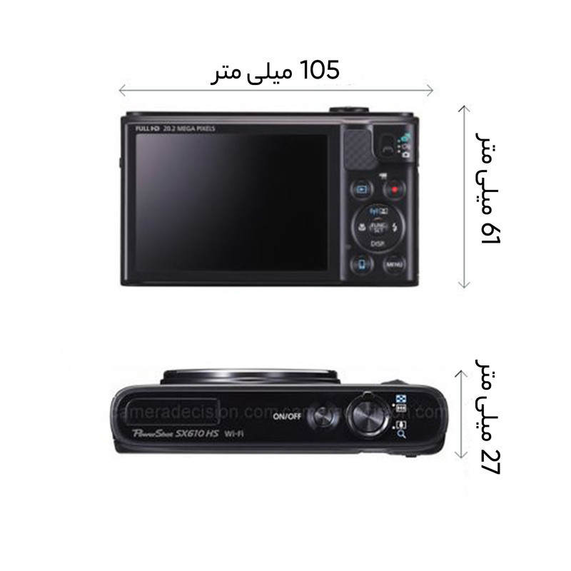 دوربین دیجیتال کانن مدل Powershot SX610 HS
