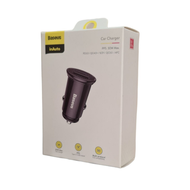 شارژر فندکی باسئوس مدل Quick Car Charger PPS 30W