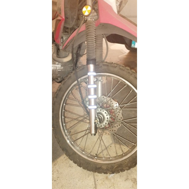 نوار شبرنگ دوچرخه مدل پارچه مجموعه 6 عددی
