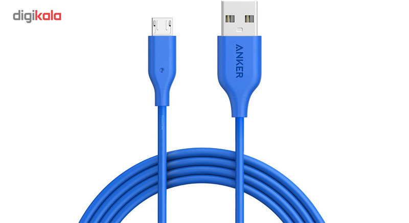 کابل تبدیل USB به microUSB انکر  مدل A8133 PowerLine طول 1.8 متر
