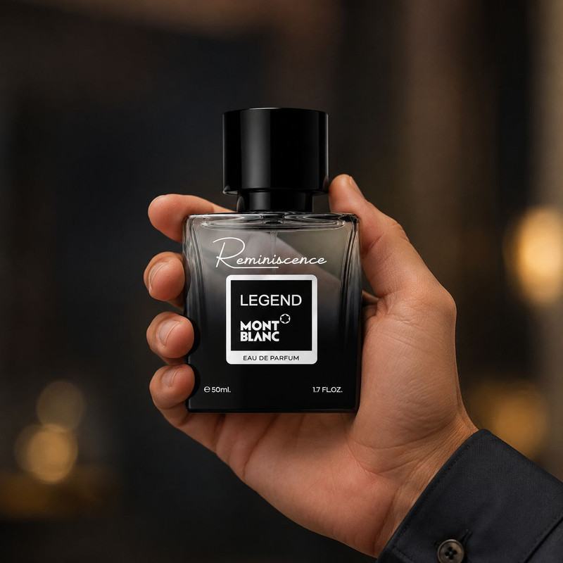 ادو پرفیوم مردانه رمینیسنس مدل Legend Mont Blanc با رایحه تلخ و چوبی حجم 50 میلی لیتر