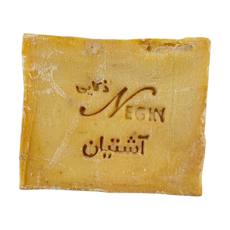 صابون شستشو صابون سنتی آشتیان ذکایی مدل بابونه وزن 100 گرم