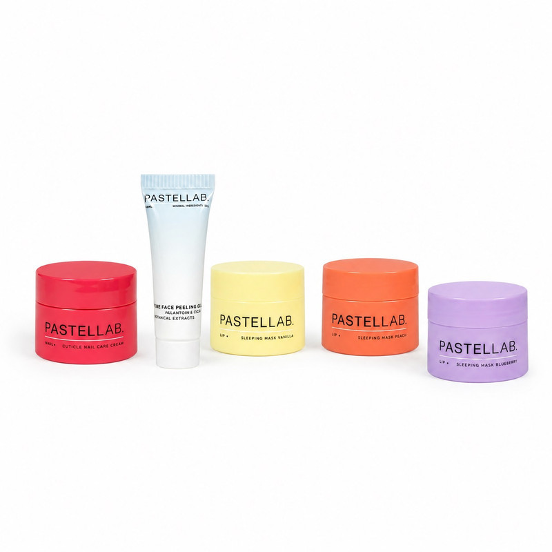 پک مراقبت پوست، ناخن و لب پاستل مدل Mini Must Have Set مجموعه 5 عددی