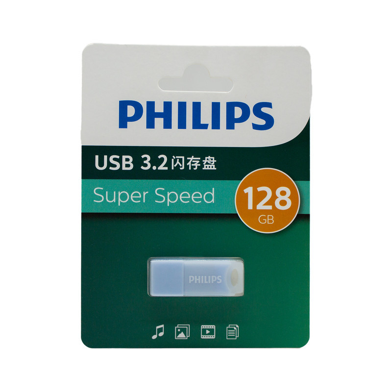 فلش مموری فیلیپس مدل FM10UA-B 3.2 ظرفیت 128 گیگابایت با رابط USB 3.2