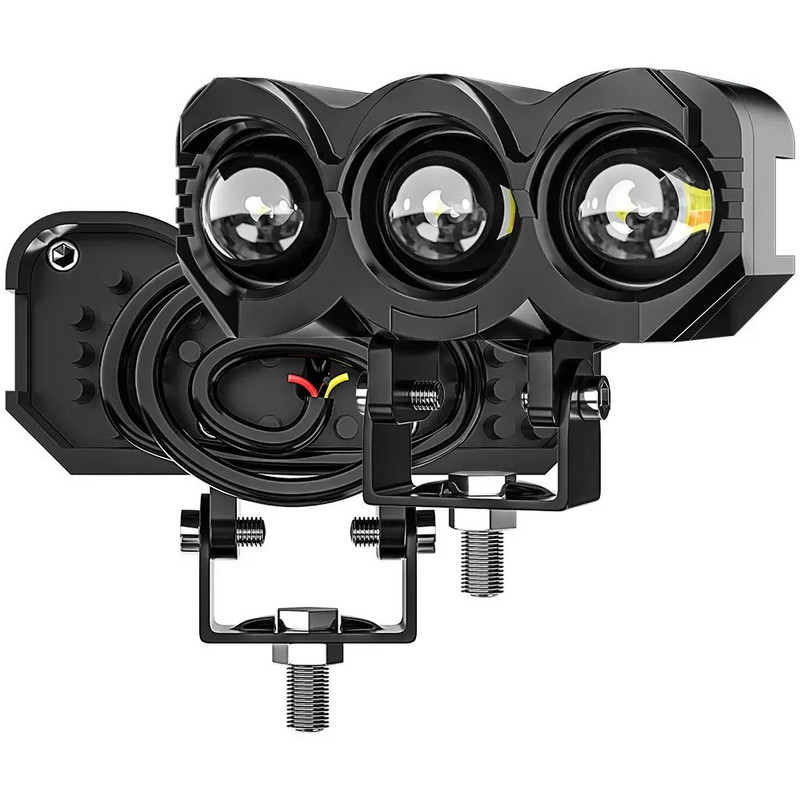 پروژکتور آفرودی موتور سیکلت و خودرو مدل MLX3 بسته دو عددی