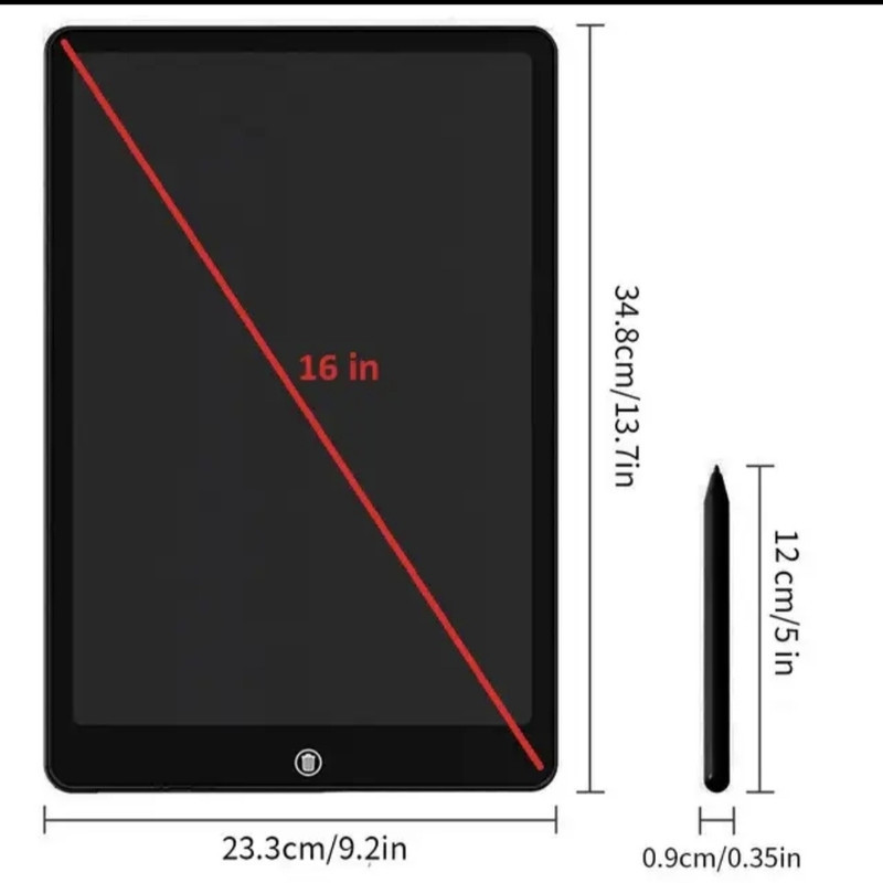 بازی آموزشی تبلت مدل جادویی LCD 16