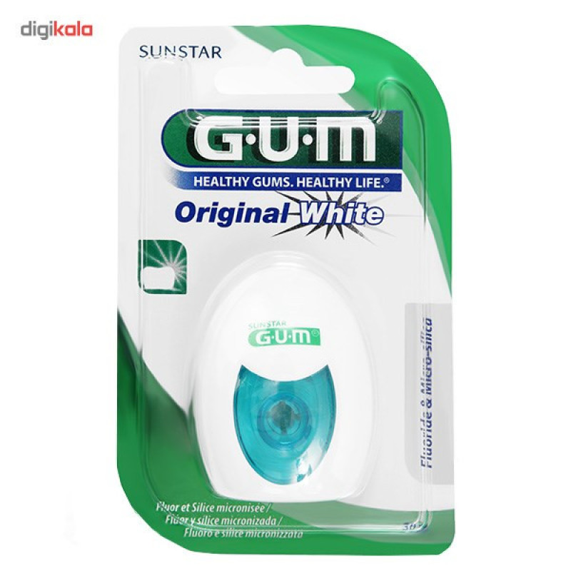 نخ دندان جی یو ام مدل Original White
