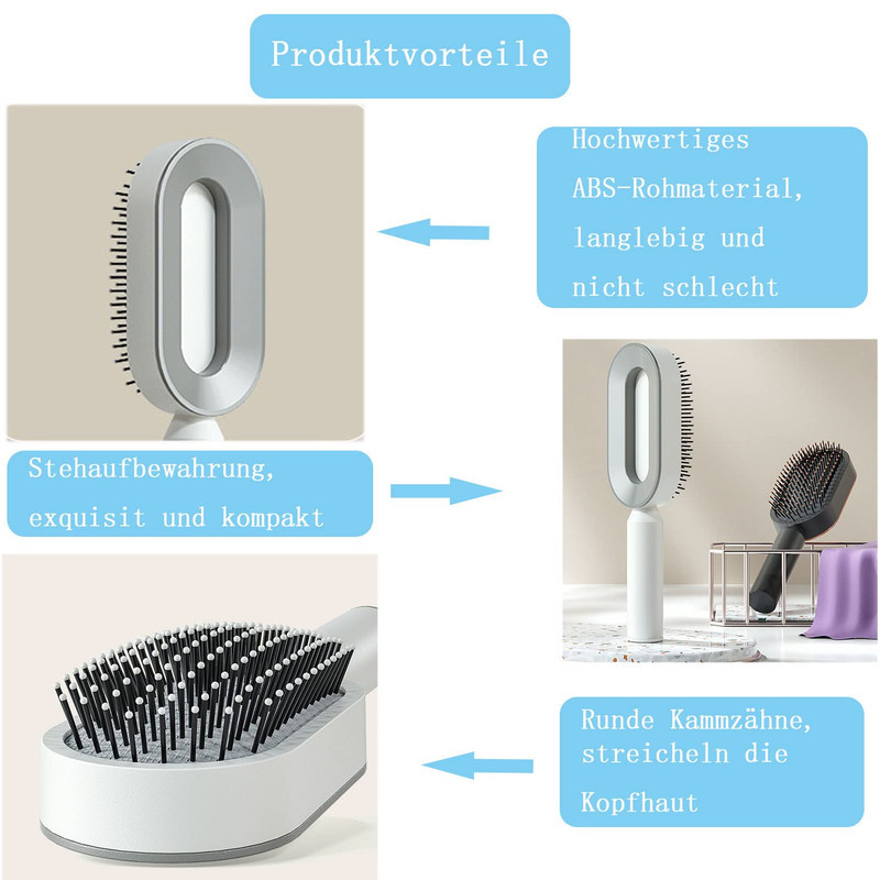برس مو ارجنتو مدل جادویی کد self cleaner