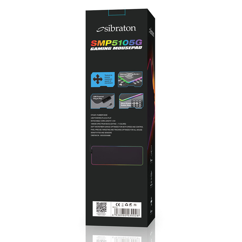 ماوس پد مخصوص بازی سیبراتون مدل SMP5105G