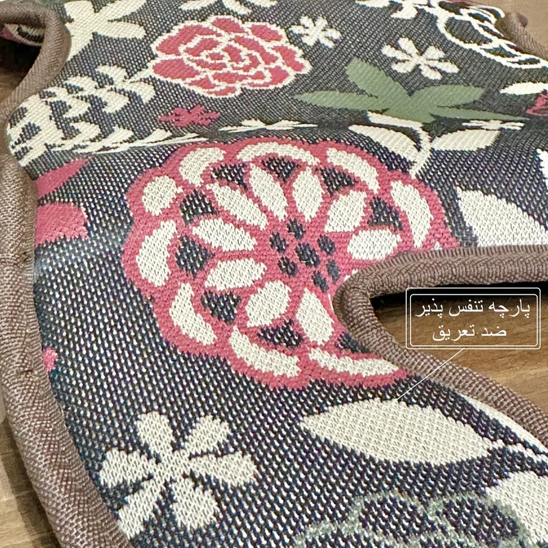 تشک خواب نوزاد مدل گل گلی کد 1001