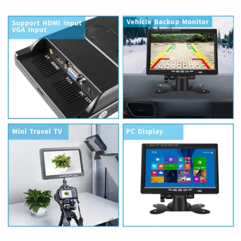 پخش کننده تصویری خودرو مدل پایه دار 7اینچ HDMI