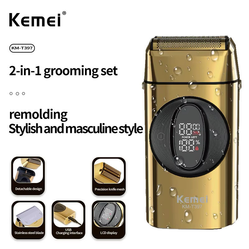 ماشین اصلاح موی صورت شارژی کیمی مدل KM-T397