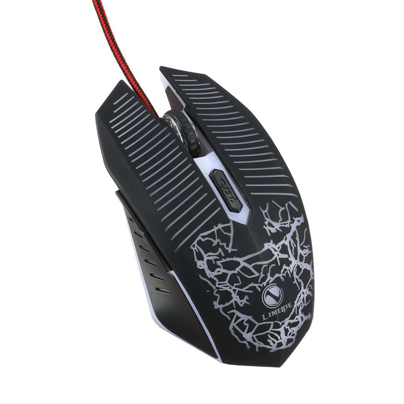 موس مخصوص بازی لایماید مدل RGB-V6 کد GAMING-2024