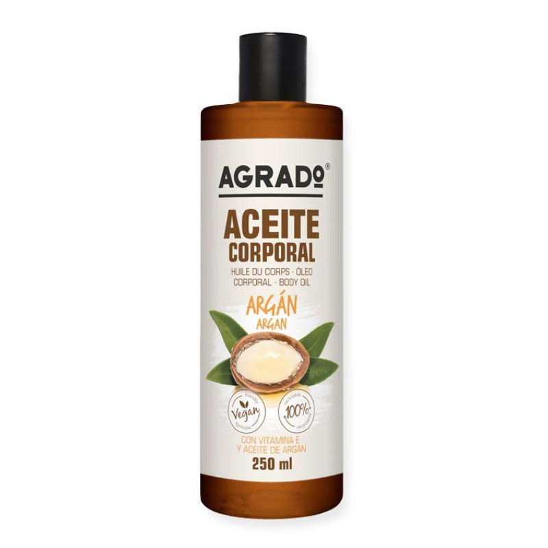 روغن بدن آگرادو مدل aceite corporal حجم 250 میلی لیتر