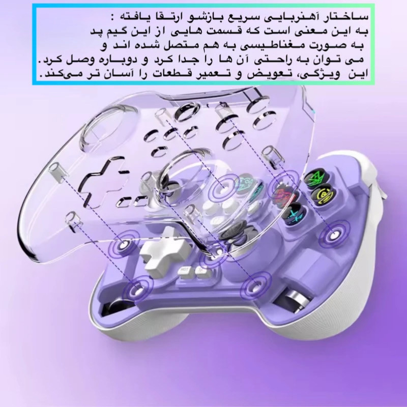 دسته بازی بلوتوثی مدل ZO1X