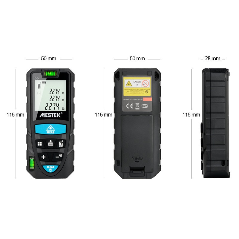 متر لیزری دیجیتال مستک مدل S6 100M