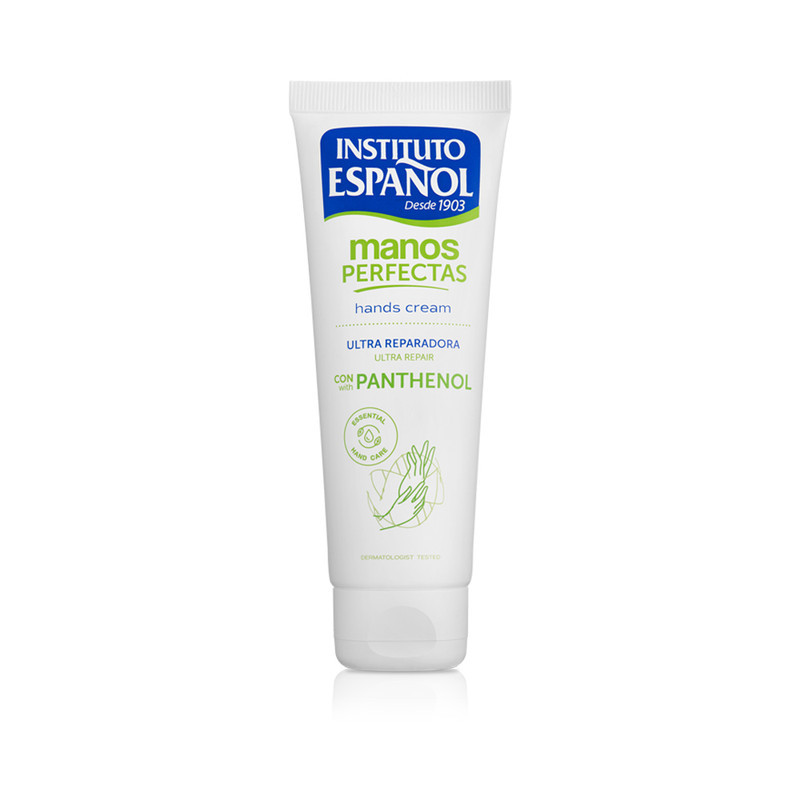 کرم ترمیم کننده دست و بدن انستیتو اسپانول مدل Panthenol مناسب برای انواع پوست حجم 75 میلی لیتر